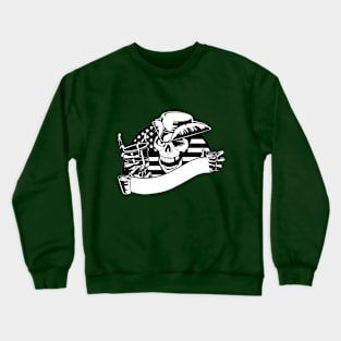 Skull T-Shirt Design Crewneck Sweatshirt